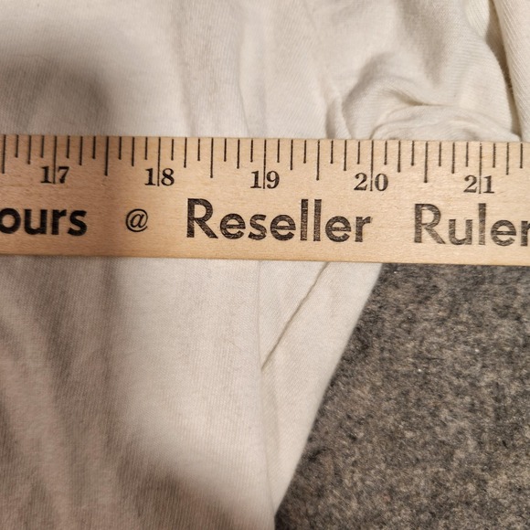 Patagonia Shirt Mens Medium White Long Sleeve Regular Fit P-6 Logo Graphic - Picture 5 of 6